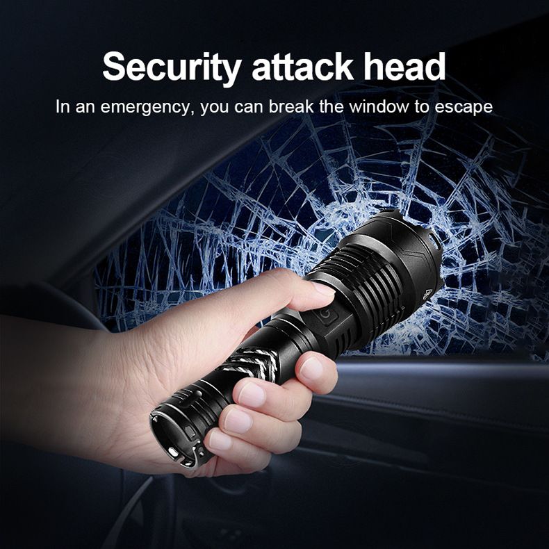 xhp199 Xhp160 With Power Bank Type-C Fast Charging Outdoor Strong Light Tactical Flashlight_voghion.com