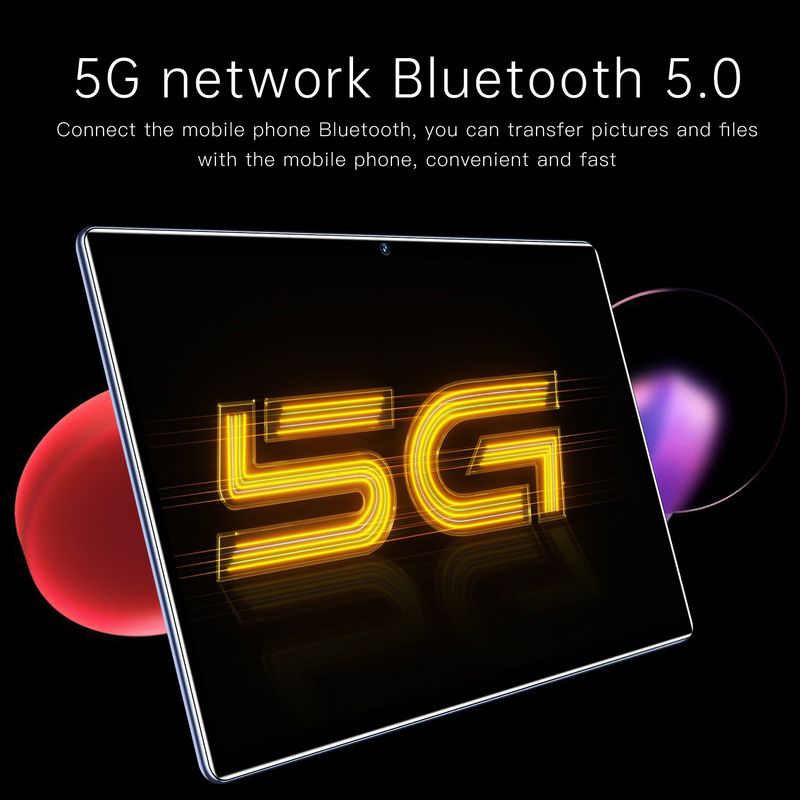 X101 Android Tablet 10.1 Inch, 4G LTE Dual SIM, Octa-Core Processor, 16GB Storage, IPS Screen, GPS, Bluetooth, Metal Body (Black/Navy Blue/Gold)_voghion.com