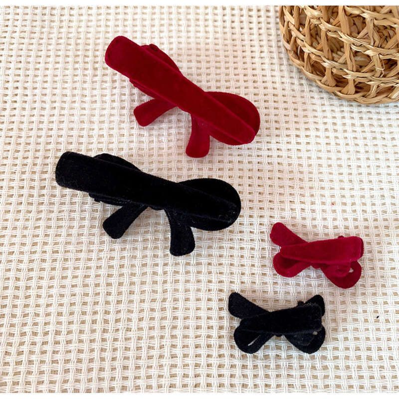 Autumn And Winter New Bow Frontal Hair Side Bangs Clip, Temperament Headwear_voghion.com