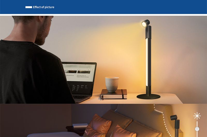 Vertical Bedroom Floor Lamp Minimalist Corner Lamp Living Room Light Luxury Floor Lamp Plug In RGB Atmosphere Lamp_voghion.com