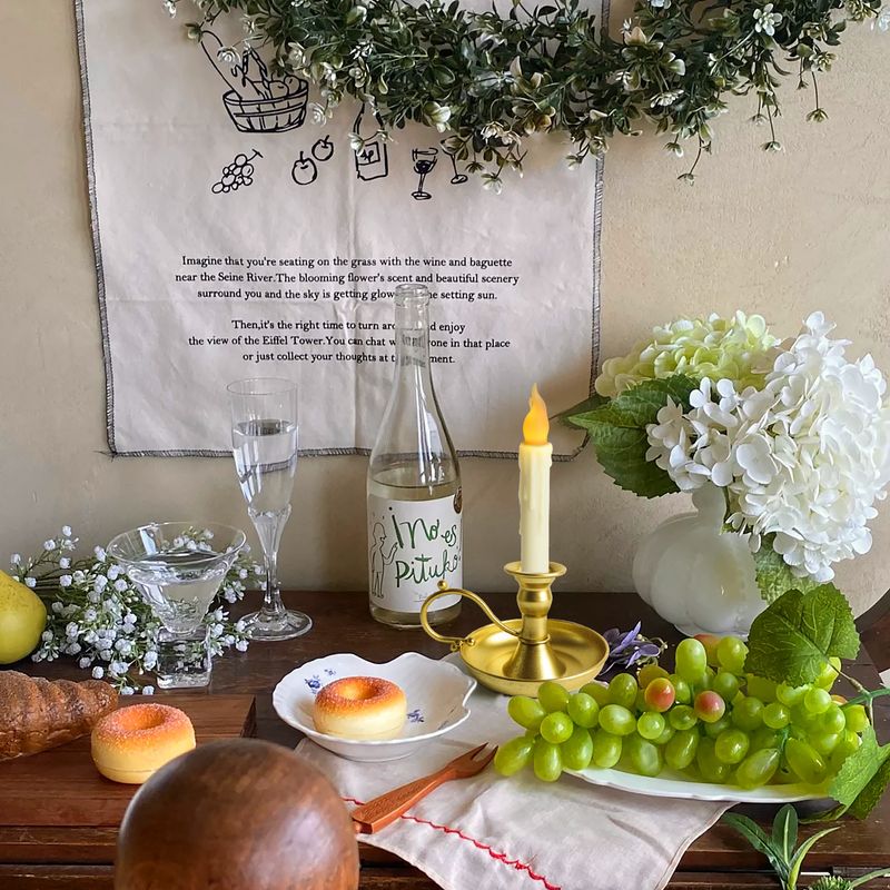 Bougeoir vintage en fer avec bougie LED sans flamme – Élégant bougeoir simple pour décoration intérieure, Halloween, mariage et dîner romantique._voghion.com