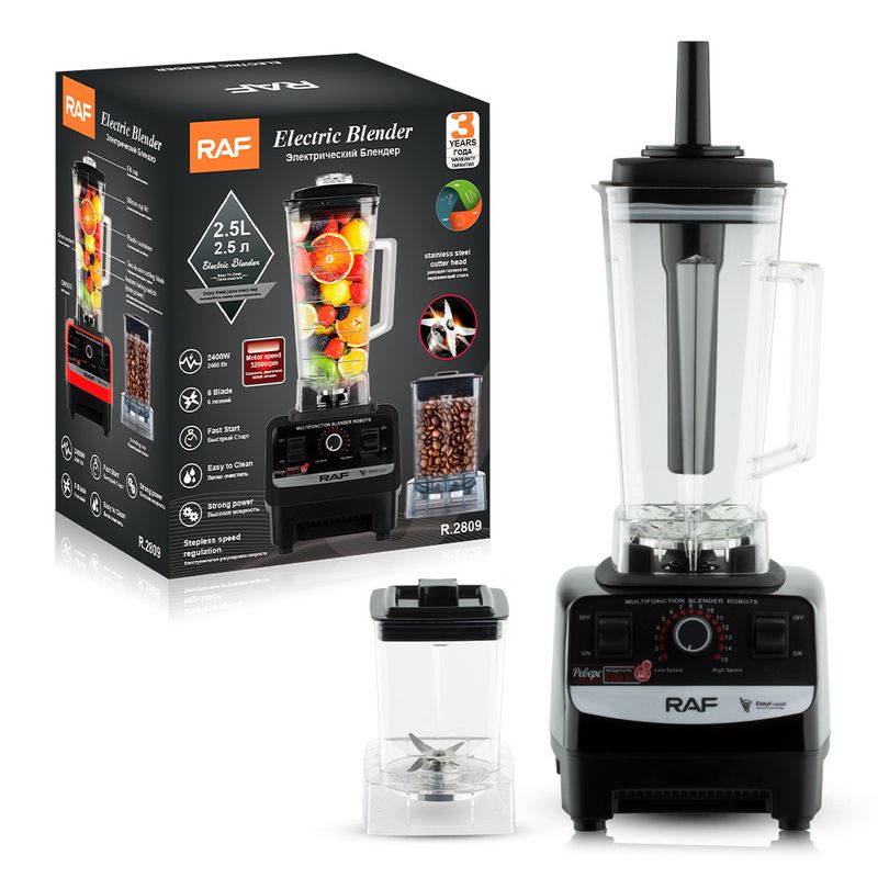 RAF EU/US-Standard Multifunktionale Küchenmaschine, Haushaltsautomatischer Obst- und Gemüsemixer Entsafter_voghion.com
