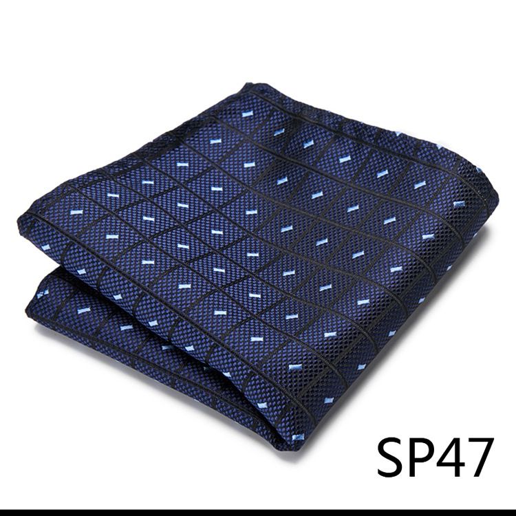 Heren Brits patroon effen kleur polyester zijden vierkante sjaal bruiloft pak zakdoek overhemd klaar op voorraad_voghion.com