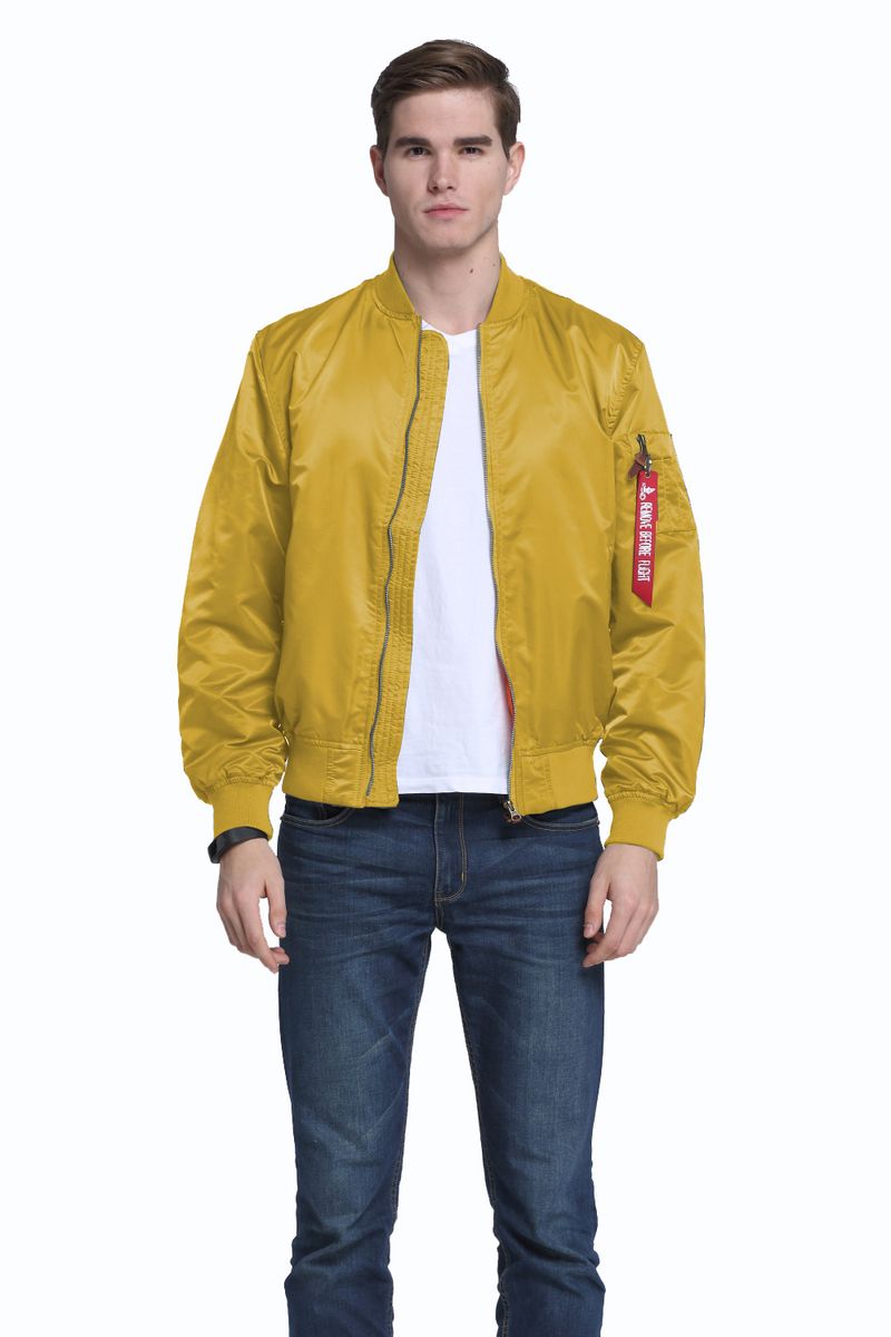 CT New Spring And Autumn Thin Plus Size Sports Casual Stand Collar Air Force MA1 Pilot Men's Baseball Jacket_voghion.com