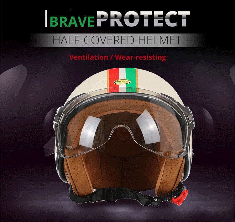 dedicated electric vehicle helmet half helmet four seasons universal men and women half covered motorcycle helmet spot_voghion.com