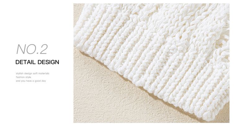 Herfst winter nieuwe holle haak trui top, niche, luie en casual stijl, schouder naar beneden ronde hals trui voor_voghion.com