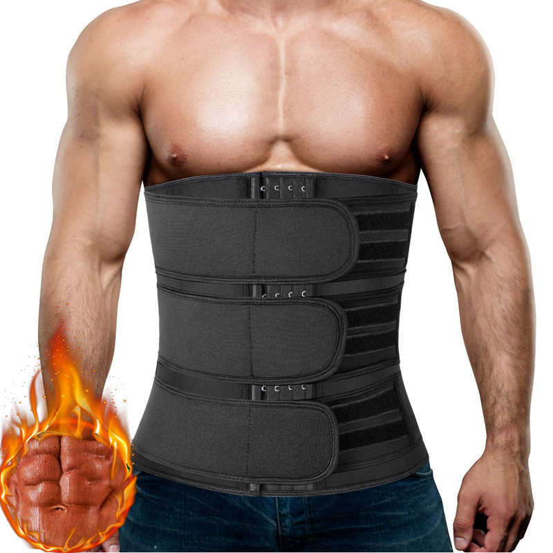 Trainer Männer Taille Abnehmen Body Shaper Fiess Gürtel Gewicht Verlust Fett Brennen Sport Gürtel Schweiß Trimmer Workout C_voghion.com