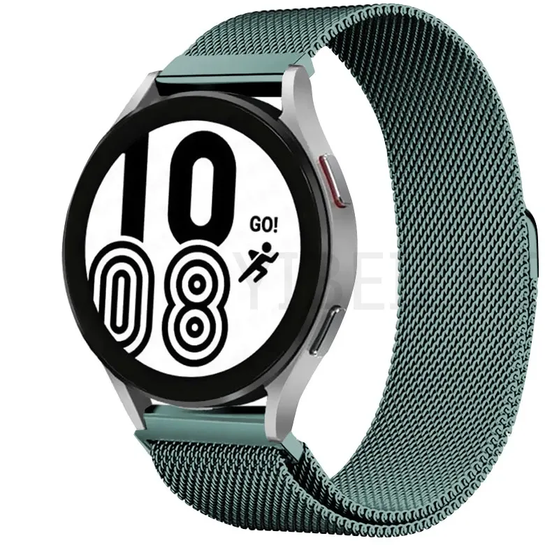 Cinturino Milanese Loop da 22 mm e 20 mm per Samsung Galaxy Watch 7, 6, 5, 4, 44 mm e 40 mm, cinturino magnetico Huawei Classic Active 2._voghion.com