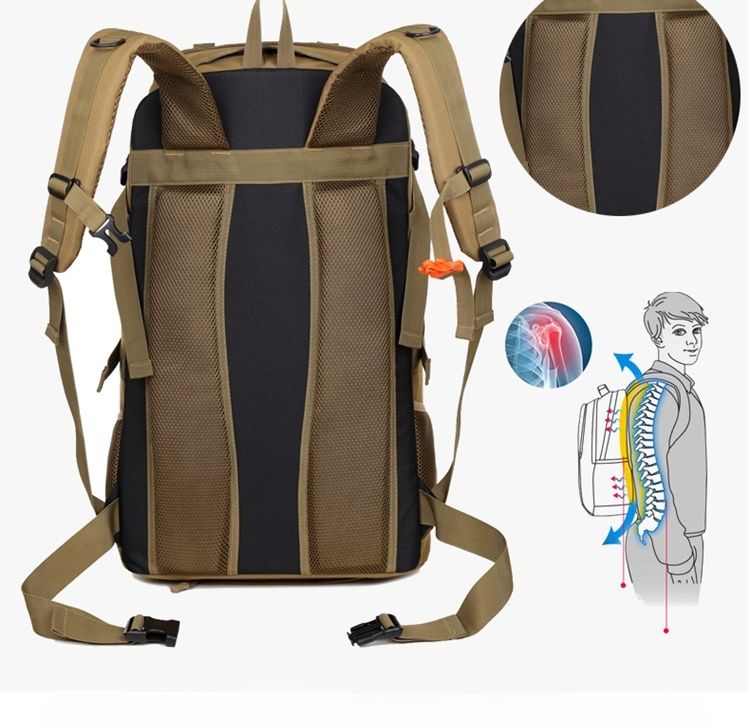 Nowa torba turystyczna o dużej pojemności 50 l, trekkingowa, kempingowa, podróżna, wodoodporna, unisex, codzienna_voghion.com