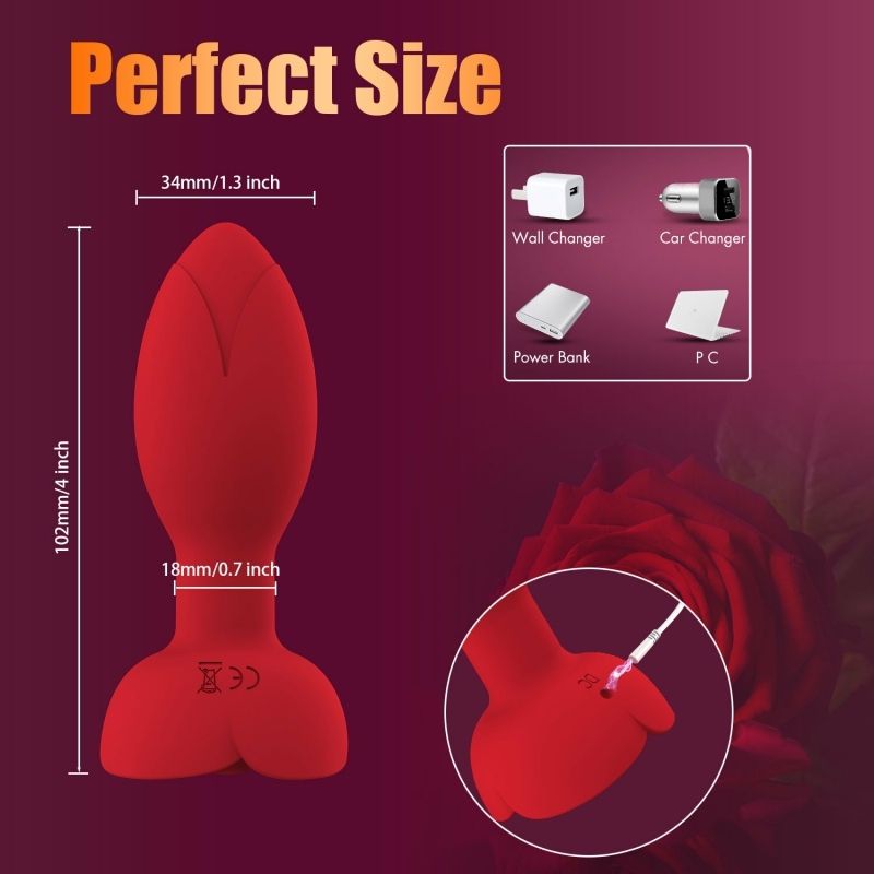 CT2 Rotating Vibrating Anal Plug APP For Remote Dildo Vibrator Exclusive Supply_voghion.com