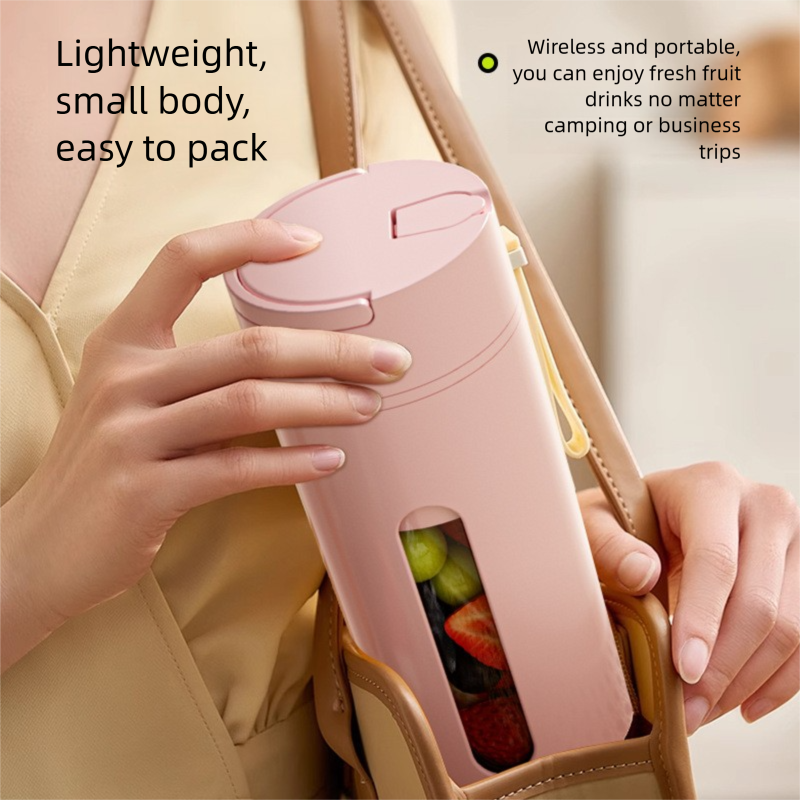 Portable Blender & Juicer - Rechargeable Ice Crusher, Fruit Juicing Cup, Electric Food Processor Compact_voghion.com