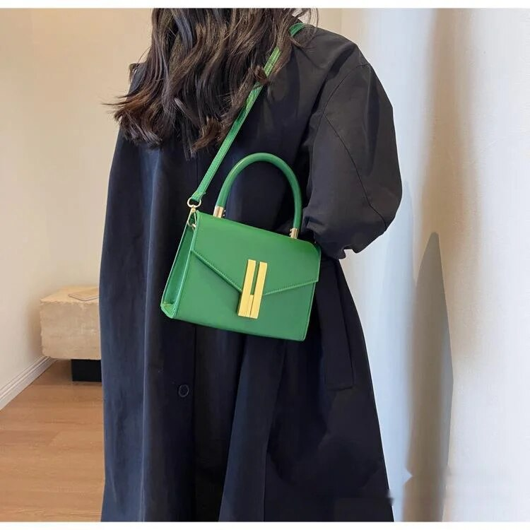 Demellier Solid color niche design, 2024 new bags, fashionable trendy single shoulder small square bag, casual and Western style_voghion.com