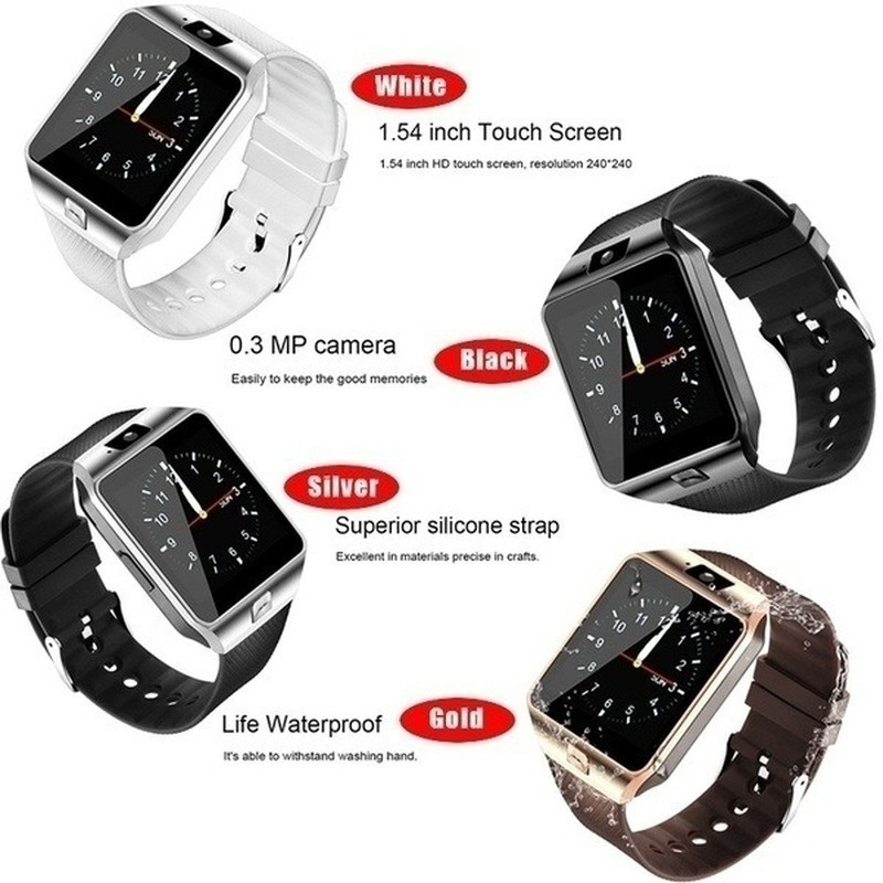 NORTH EDGE Ultra HD-Touchscreen, buntes LCD, elektronisches Bluetooth-Handgelenk mit Kamera, SIM-Karte, Sport-Tracking, Schlaf_voghion.com