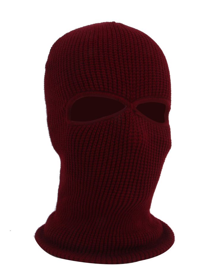 Riding face mask, cold and warm, outdoor fleece wool hat, winter sports head cover, skiing_voghion.com