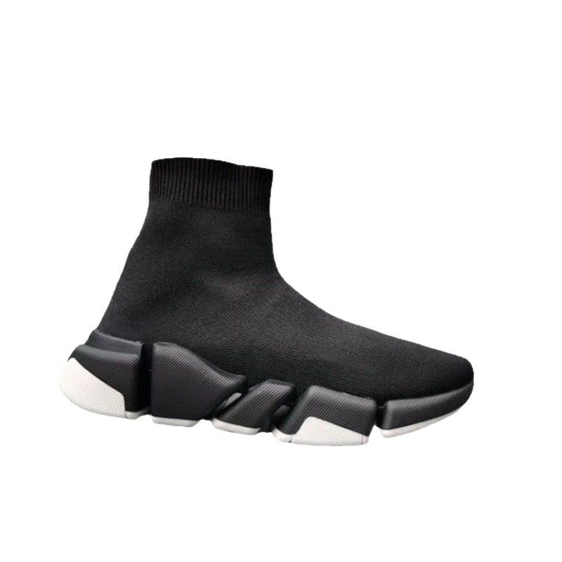 High Version 2.0Ss New Straight Comfortable Sock Knitted Fabric Unisex Couple Casual Sports Single Shoes_voghion.com