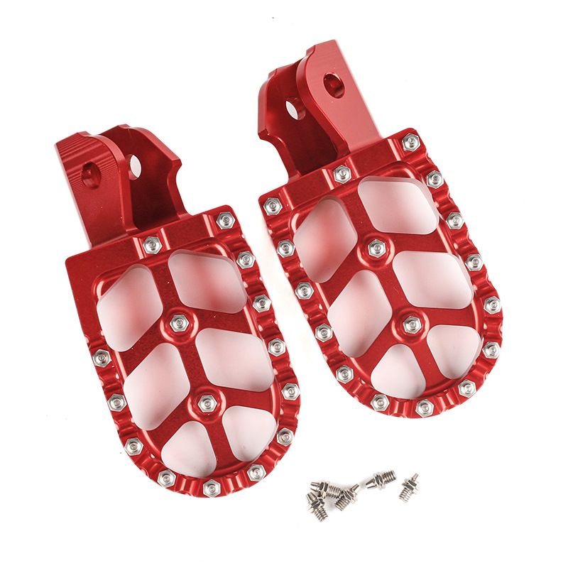 52BIKE MTB Pedals - Lightweight Aluminum Alloy With Grip Studs For Mountain Bikes (Black/Red/Blue/Silver, 1 Pair)_voghion.com