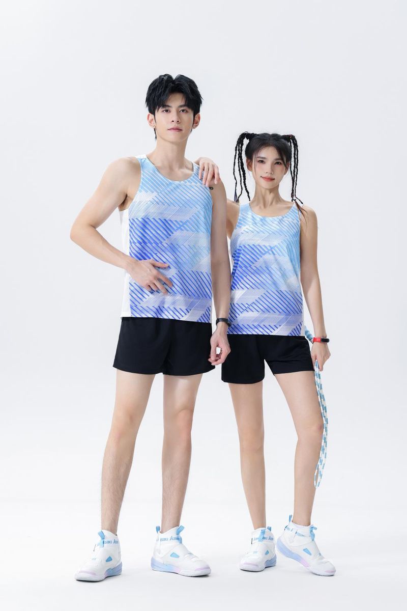Training Suit Set Men, Short Sprint Marathon Quick-Dry Vest, Competition Sports Exam Track And Field Running Clothes For_voghion.com