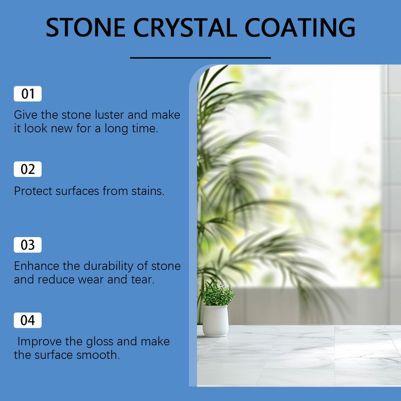 Jakehoe Stone Gloss Crystal Plating Agent Kitchen Quartz Tile Countertop Scratch Cleaning Stain Brightener_voghion.com