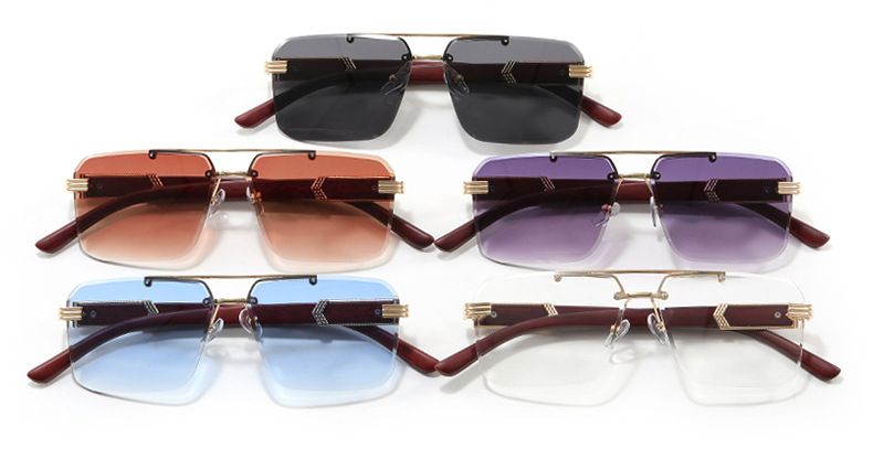 Polygonal Duebelstrahl-Rahmenlos 2025 Nei Moudeg Fir Männer Fuerbrëller_voghion.com