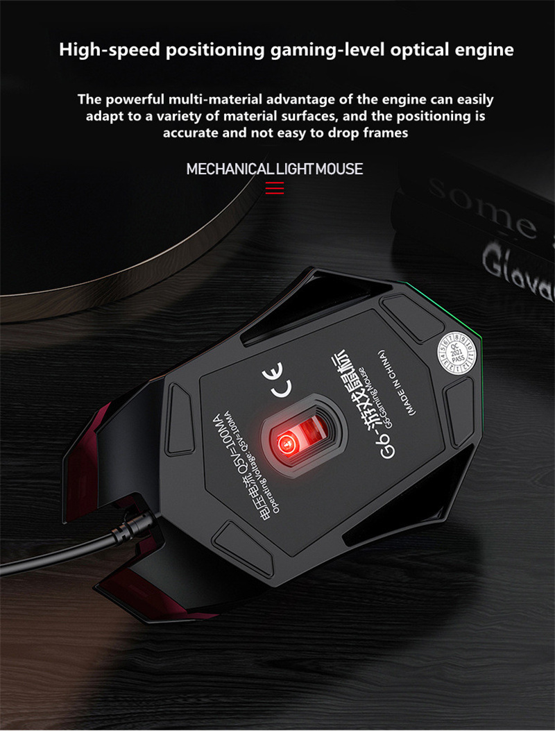 Die neue farbenfrohe, kabelgebundene G Glare-Gaming-Büromaus mit USB-Schnittstelle und dreistufiger DPI-Einstellung eignet sich für c_voghion.com