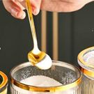 Barattoli in acrilico con coperchio, cucchiaio e vassoio, barattoli in plastica trasparente, set da 3, set di spezie da cucina, possono contenere sale e peperoncino_voghion.com
