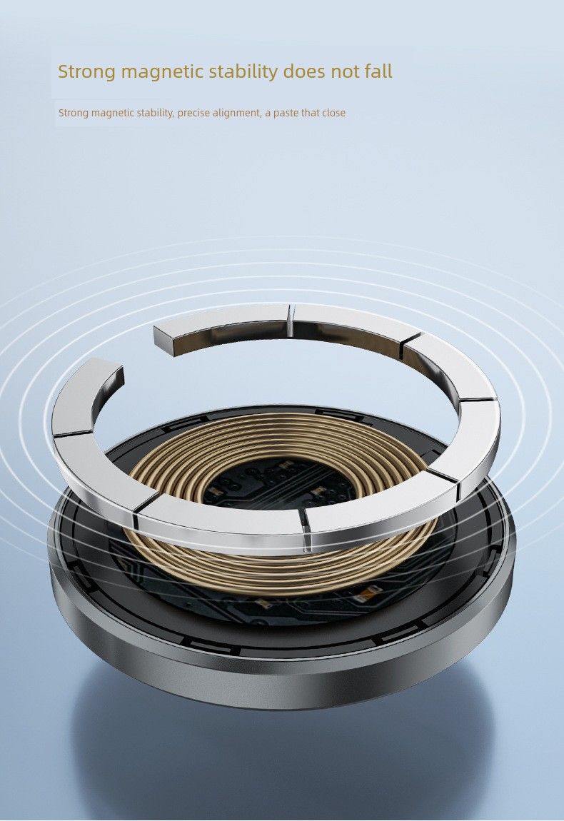 Qi2mpp Certified 15W Strong Magnetic Wireless Charger Bracket For Iphone 13/14/15 Fast Charging_voghion.com