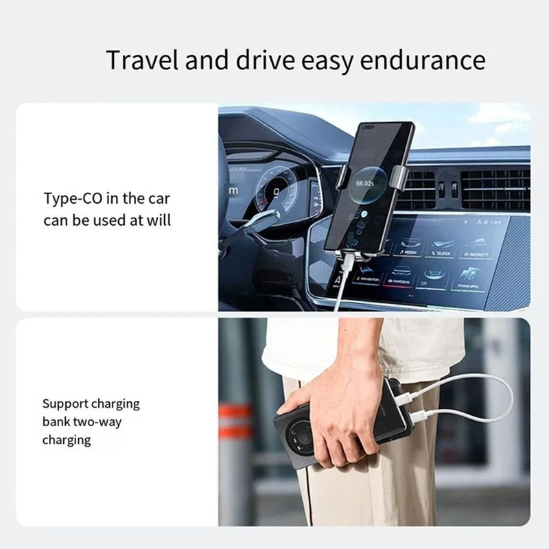 120W 10A Dual USB-C To Type C Super Fast Charging Data Cable For IPhone 15 Samsung Huawei Quick Cord Transfer Wire_voghion.com