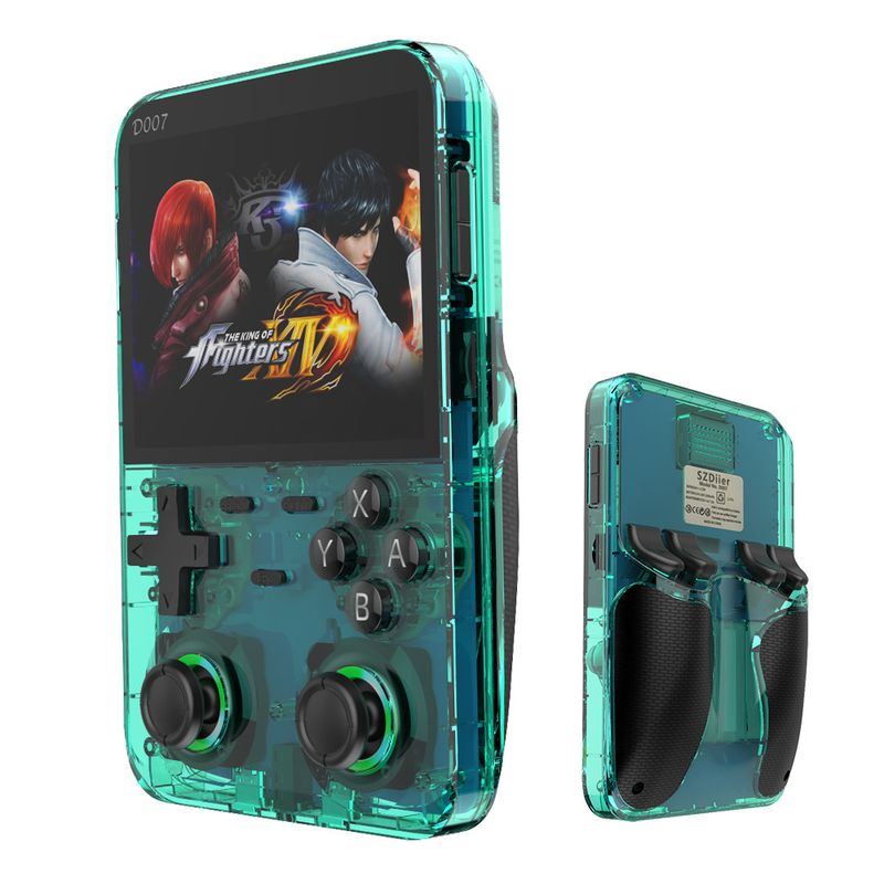Video Game Consoles D007PLUS Nostalgic Retro Handheld Game Console Android System 3.5 Inch HD Large Screen_voghion.com