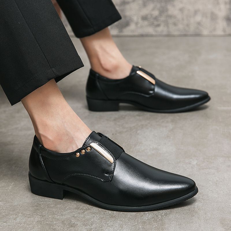 Herren Business Casual Dress Oxfords Formelle Schnürschuhe für Büro, Partys und den Alltag_voghion.com