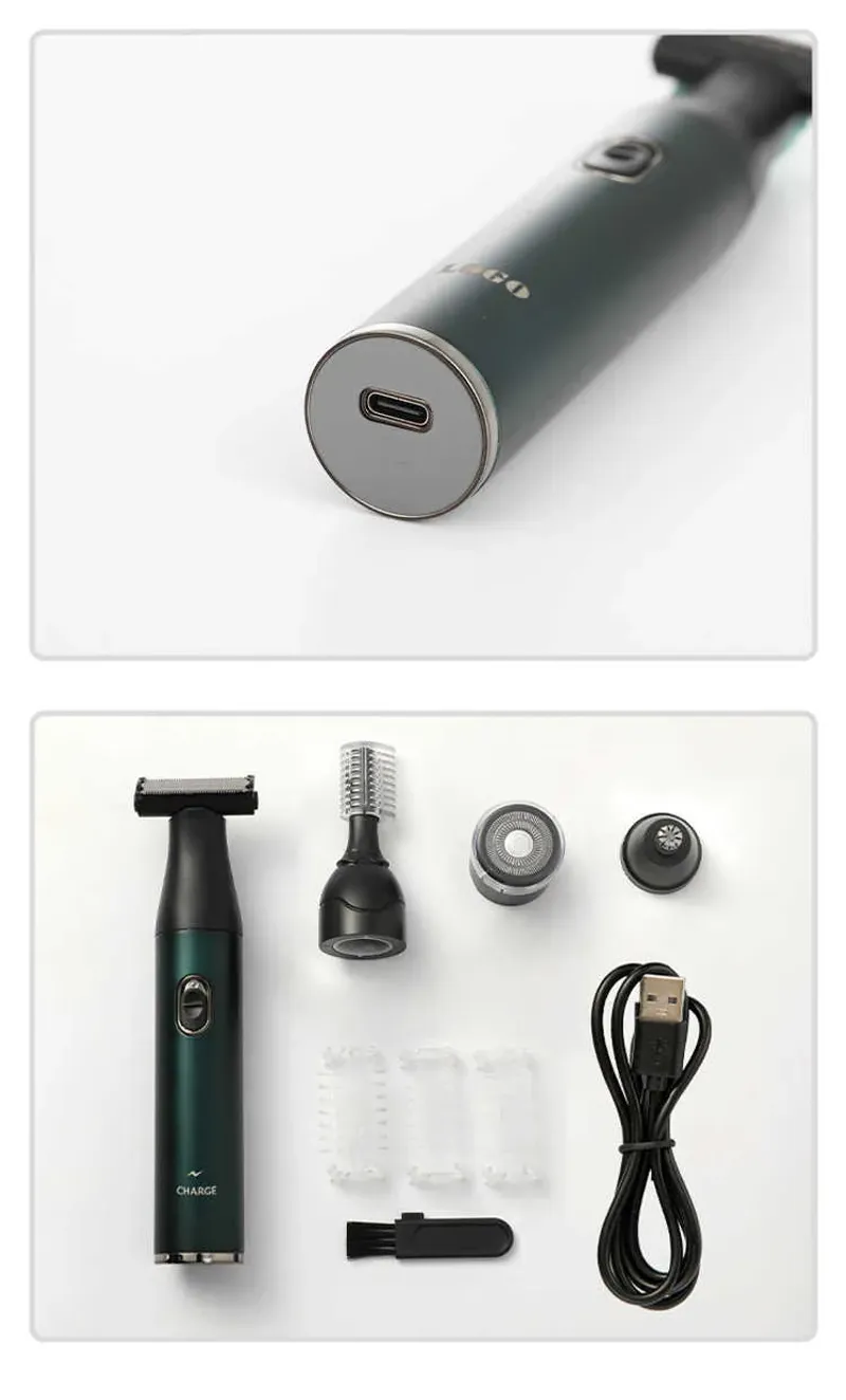 Electric Nose Ear for Men Rechargeable Grooming Kit Include Eyebrow Trimmer Facial Hair Removal Shaver L230823_voghion.com