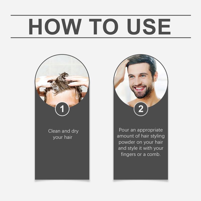 East Moon Matte Powder für Herren, Lazy Volumizing High Crown, erfrischendes Haarstyling_voghion.com