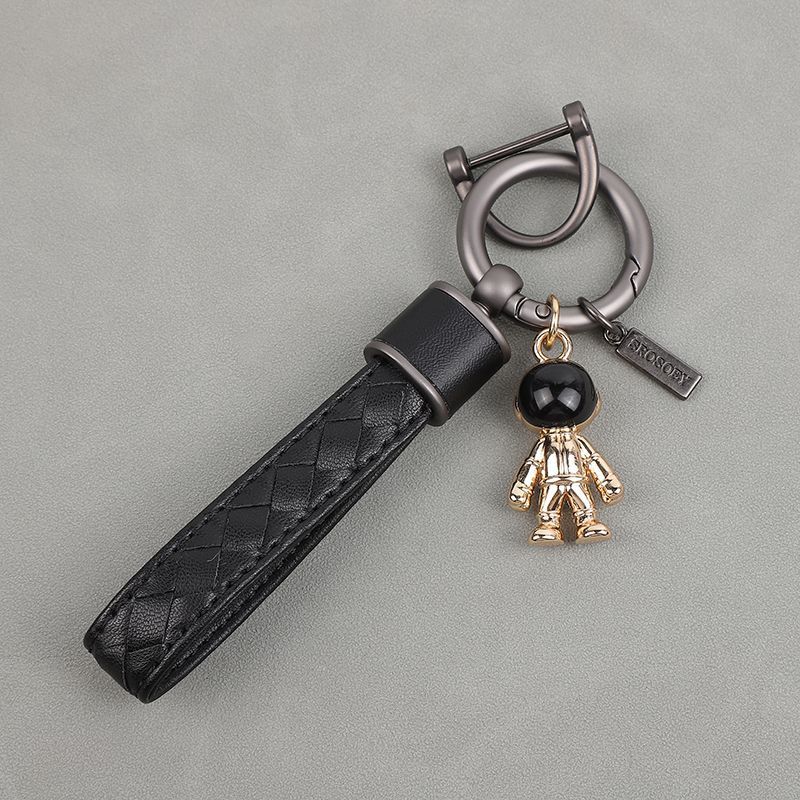 Diamond Pattern Car Keychain Internet Celebrity Astronaut Pendant High End Pendant Men And Women Key Chain Ring_voghion.com