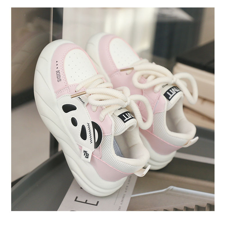 2024 Primavera Nuove Scarpe Panda Bianche per Bambini Medi e Grandi, Scarpe Sportive con Suola Spessa Leggere e alla Moda per Ragazzi e Ragazze_voghion.com