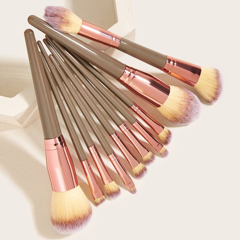 7/10 pinceaux de maquillage ensemble Big Mac pinceau fard à paupières poudre libre pinceau maquillage GUJHUI_voghion.com