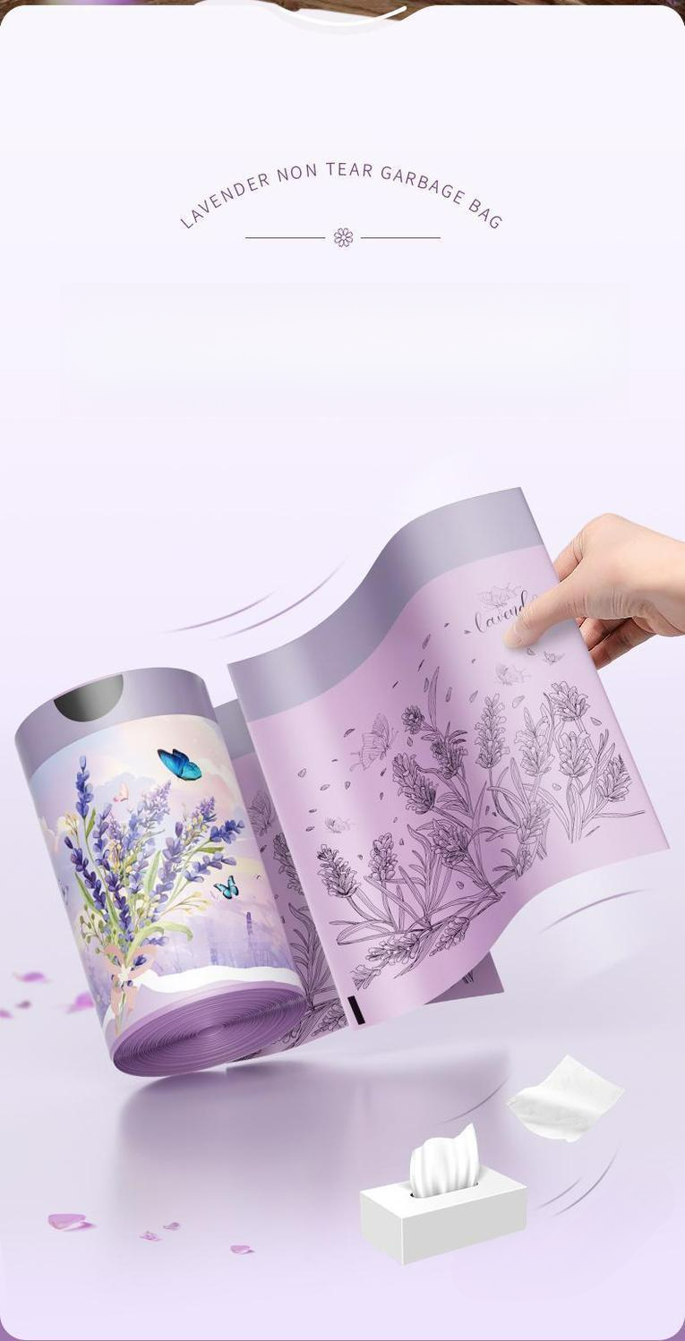 ACZT Hefty Ultra Strong Müllbeutel – Lavendelduft, reißfest, 45 x 50 cm_voghion.com