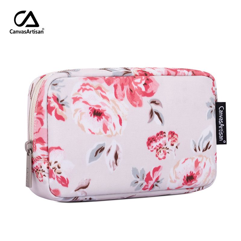 Canvasartisan Printed 3C Accessories Small Mobile Phone Power Bank Travel Digital Storage Bag_voghion.com