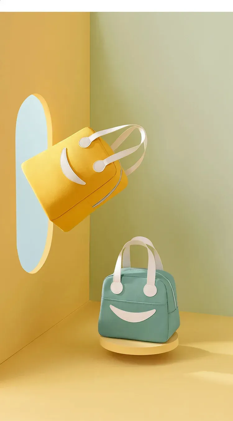 1 PCS Tragbare Lunchtasche Isolierte Gekühlte Lebensmittelsicherheit Warme Mädchen Picknick Damen 250318l_voghion.com