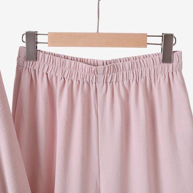 Damen-Pilzknopfkleid, modisches, lässiges Set_voghion.com