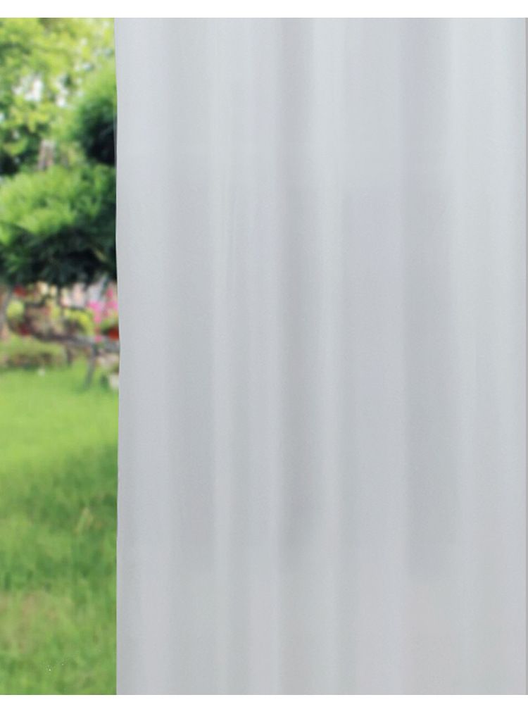 Cortinas transparentes impermeables para exteriores, con filtro solar y protección UV, juego de 2 paneles_voghion.com