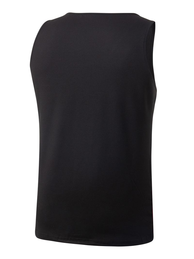Chaleco deportivo holgado para hombre con costuras en contraste de colores para correr_voghion.com