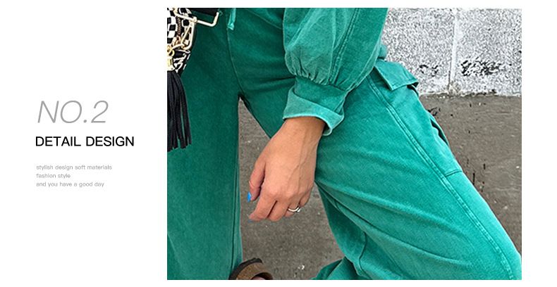 Shiying loose autumn sleeved casual hoodie long pants two-piece set women_voghion.com