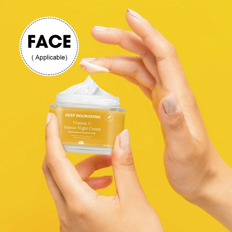 Vitamin C Night Moisturizing Improves Dullness And Repairs Acne Skin VC Cream_voghion.com