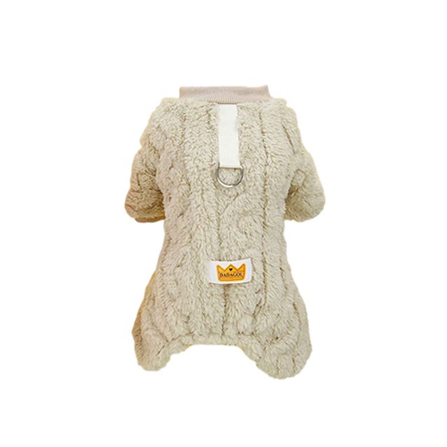 Warmer Winter-Schlafanzug aus Korallenvlies für Welpen, Overall, Kleidung für kleine Hunde und Katzen, Chihuahua, französische Bulldoggen, Kostüme von PawParty Store_voghion.com