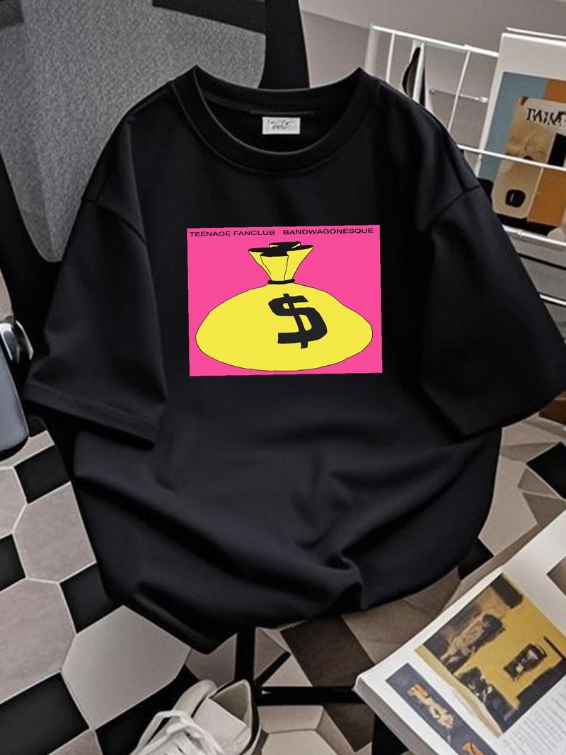 TEENAGE FANCLUB T-SHIRT Bandwagonesque Vinyl-CD-Cover KLEIN MITTEL GROSS XL Designerkleidung Leicht lässiges, vielseitiges Oberteil für den Alltag_voghion.com