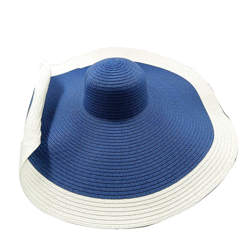 Nuovi arrivi, cappello di paglia estivo da viaggio, da spiaggia, sottile, traspirante, colorato, alla moda, con tesa oversize da 25 cm._voghion.com