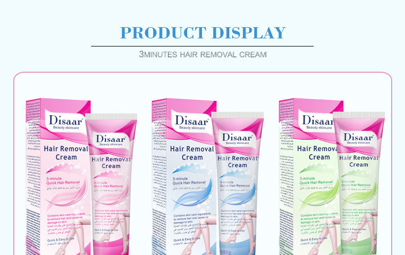 Fjernelse Smertefri hårfjerningscreme under armene Private Bikinier Hudpleje Barbermaskine Hår Fjern voks til damer B_voghion.com