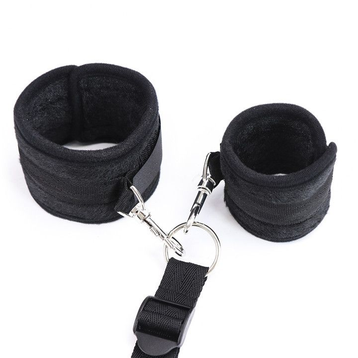 BDSM Foot Buckle Hand Binding Couple's Fun Female Adult Products Binding Bed Toys Men's Equipment Belt_voghion.com