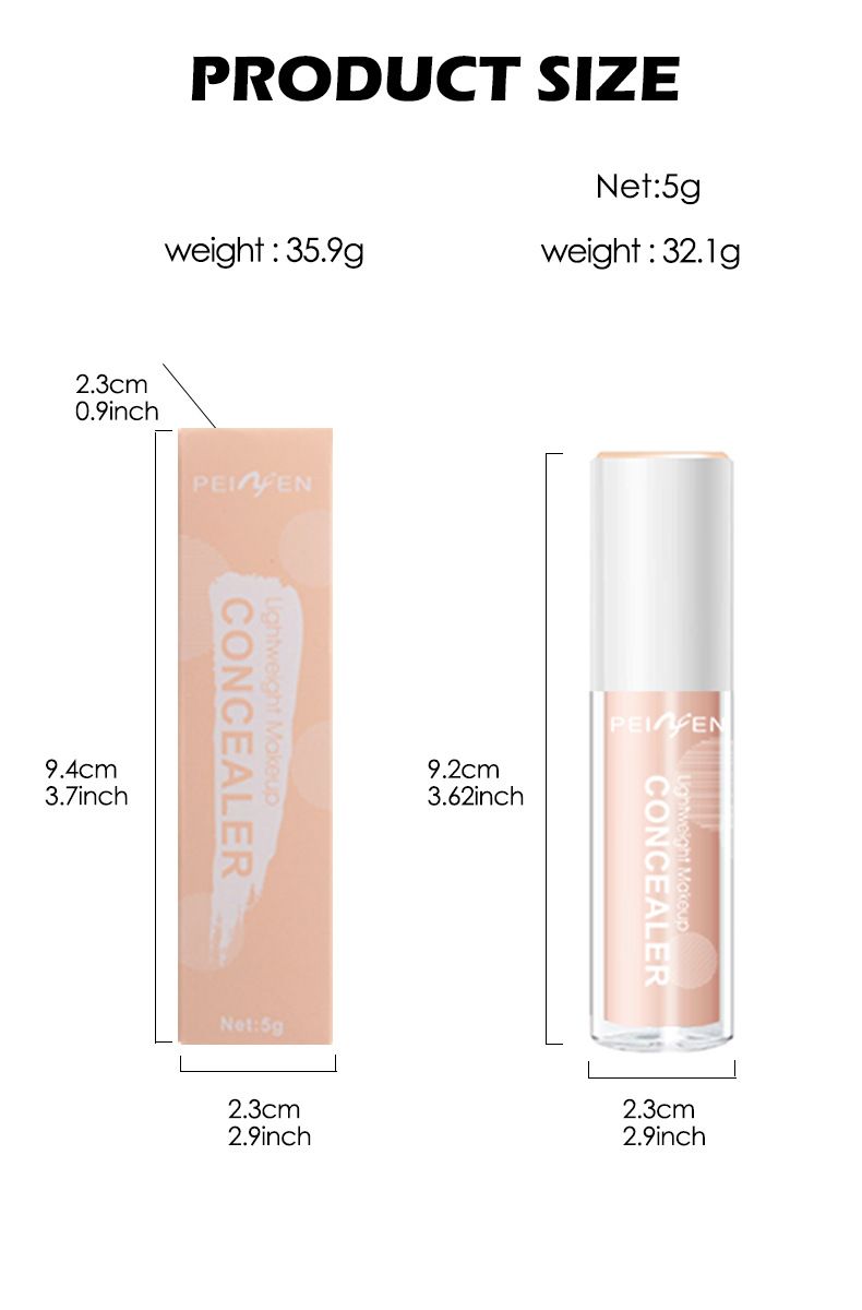 Concealer verheldert de huidskleur zonder te plakken. Poeder, onzichtbare poriën. Concealer blijft lang zitten zonder make-up te verwijderen om acne-littekens te bedekken._voghion.com