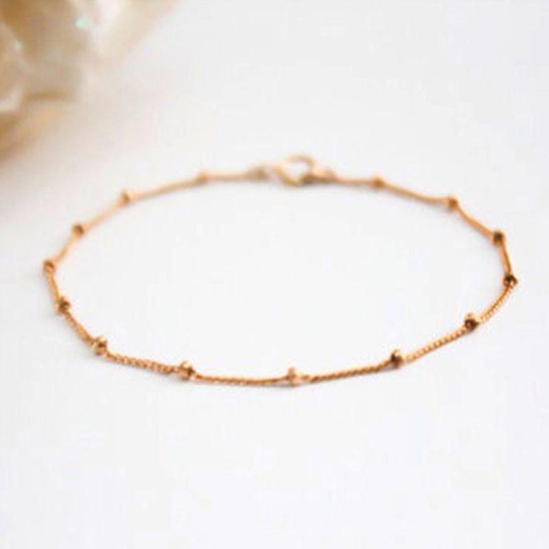 Shuosbai Damen-Armband, kleine Perlen, einfarbig, korruptionsbeständig, Handkette für den täglichen Gebrauch_voghion.com