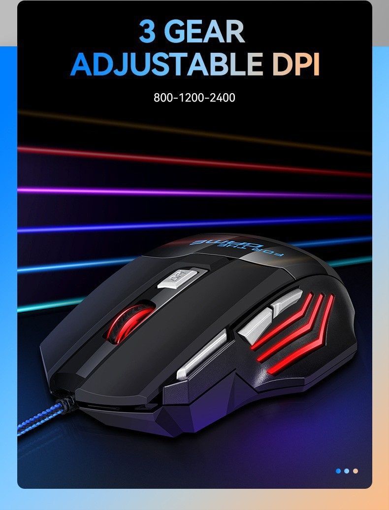 Digitex Digitex Manufacturer Wholesale Cross-Border G6 Wired 7-Button Colorful Breathing Light PUBG Recoil Control Gaming Mouse_voghion.com